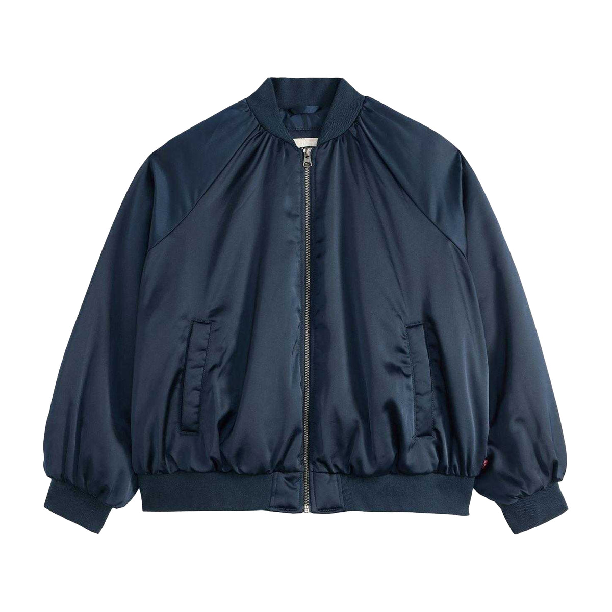 Navy - Front - Levis Womens-Ladies Ruth Full Zip Bomber Jacket