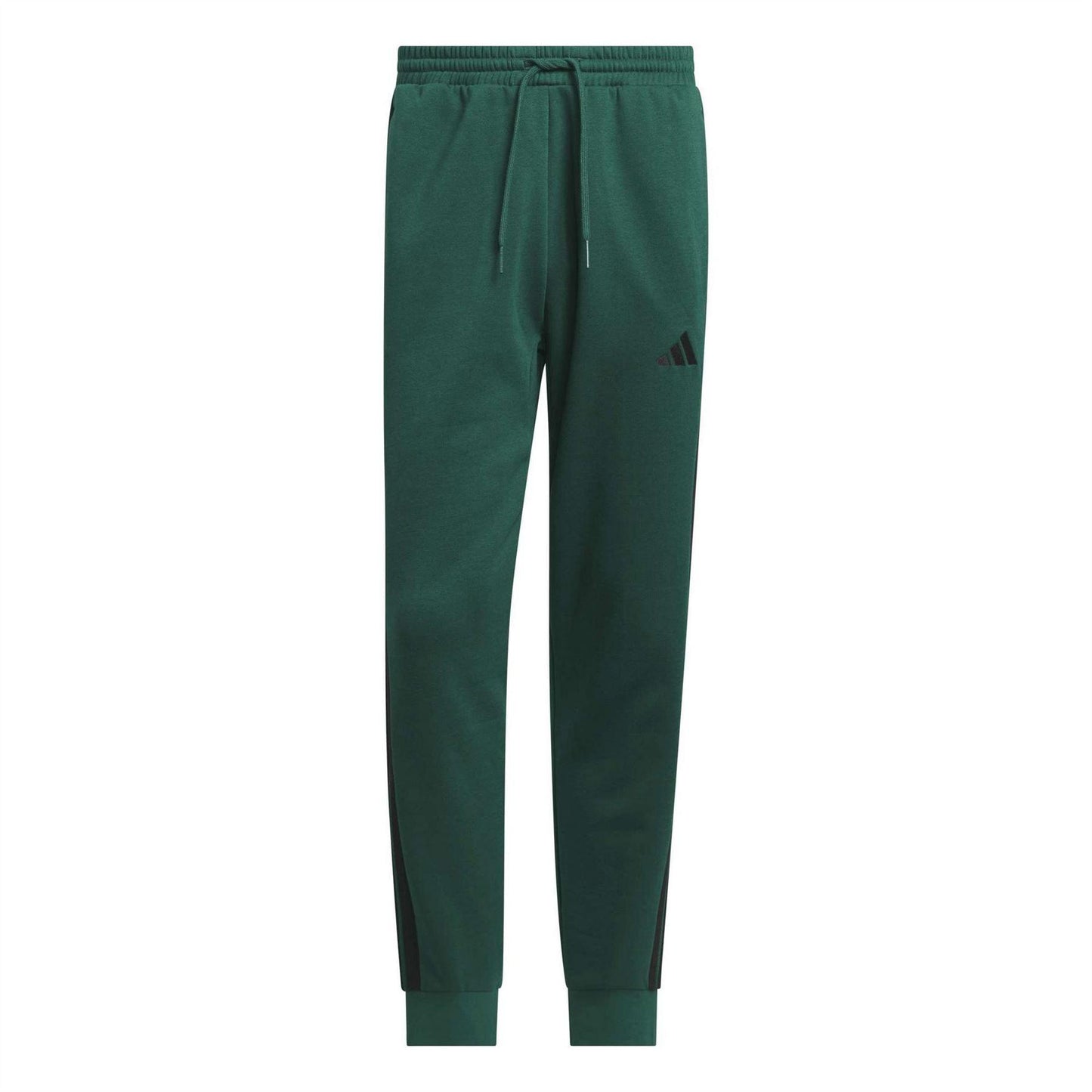 Collegiate Green - Front - Adidas Mens 3S Relaxed Fit Joggers