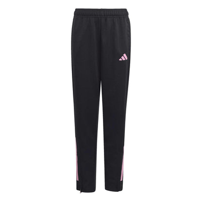 Black-Pink - Front - Adidas Childrens-Kids Sereno Tracksuit Bottoms
