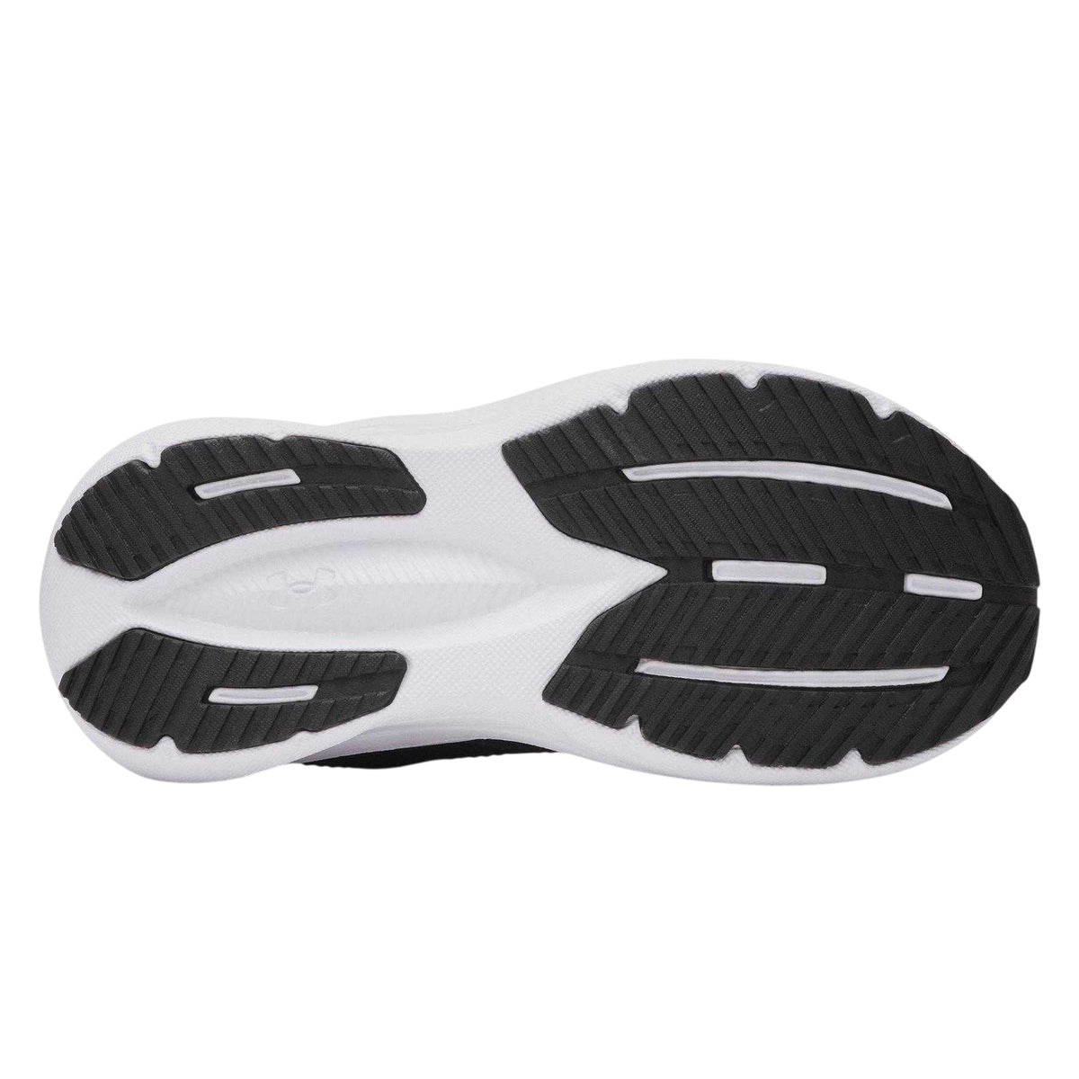 Black-White - Lifestyle - Under Armour Childrens-Kids Assert 11 Hook and Loop Trainers