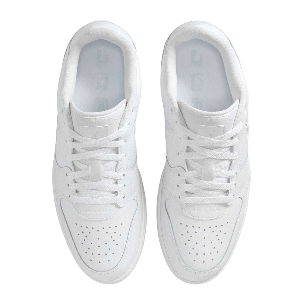 White - Lifestyle - Nike Mens Air Jordan Court Connect Leather Trainers