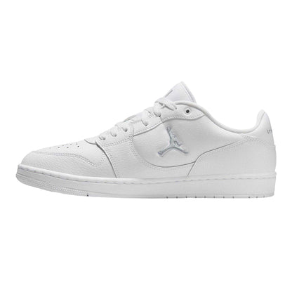 White - Side - Nike Mens Air Jordan Court Connect Leather Trainers