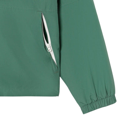 Green - Lifestyle - Lacoste Mens Water Repellent Detachable Hood Jacket