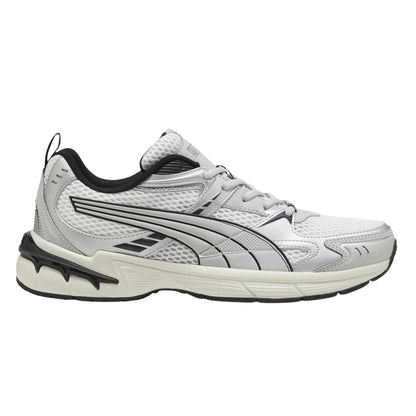 White-Grey-Black - Front - Puma Mens Mileniot 2000 Padded Collar Trainers