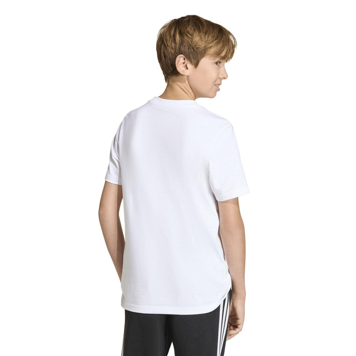 White - Back - Adidas Childrens-Kids Digital Gaming T-Shirt