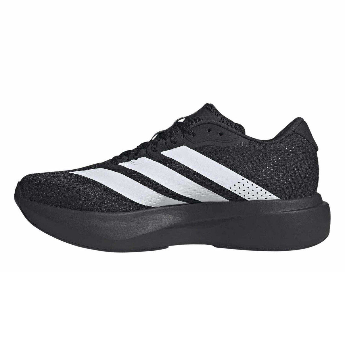 Black-White - Side - Adidas Mens Duramo EVO Running Trainers