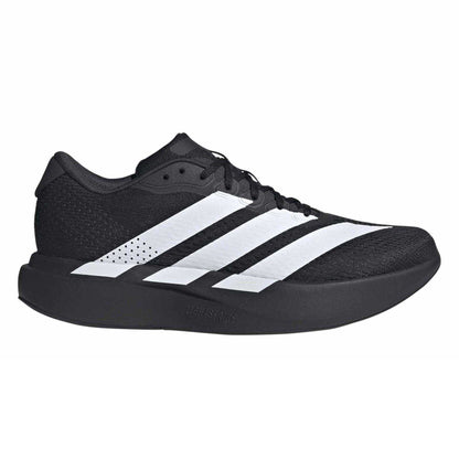 Black-White - Front - Adidas Mens Duramo EVO Running Trainers