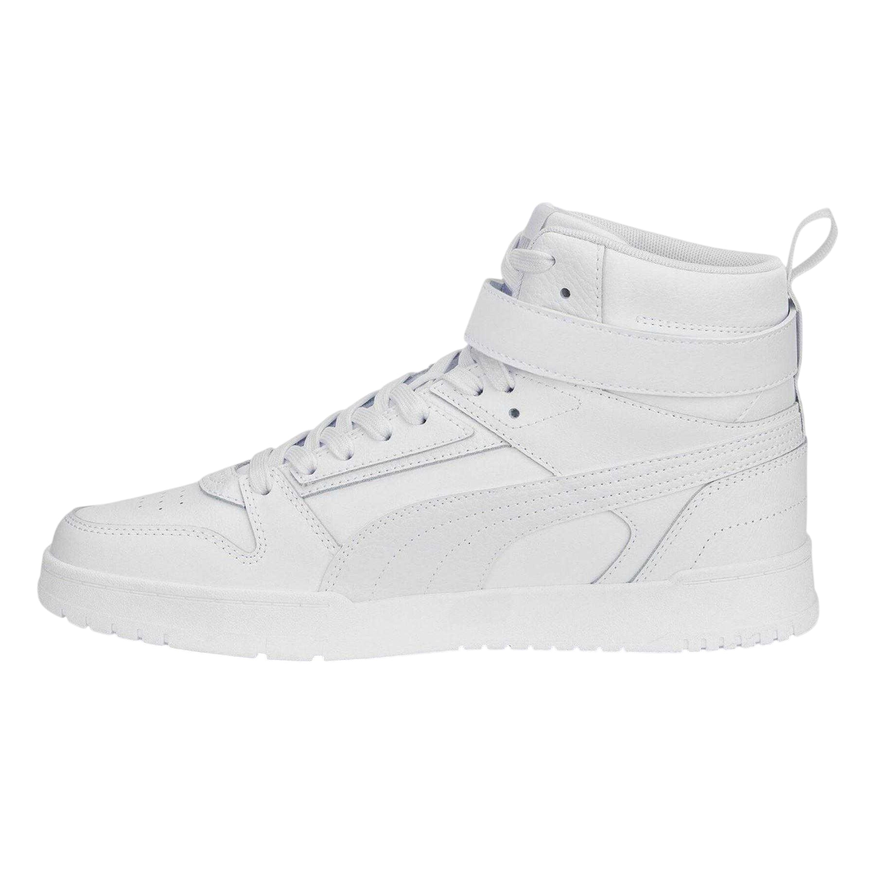 Puma White - Side - Puma Unisex Adult RBD Game High Top Trainers