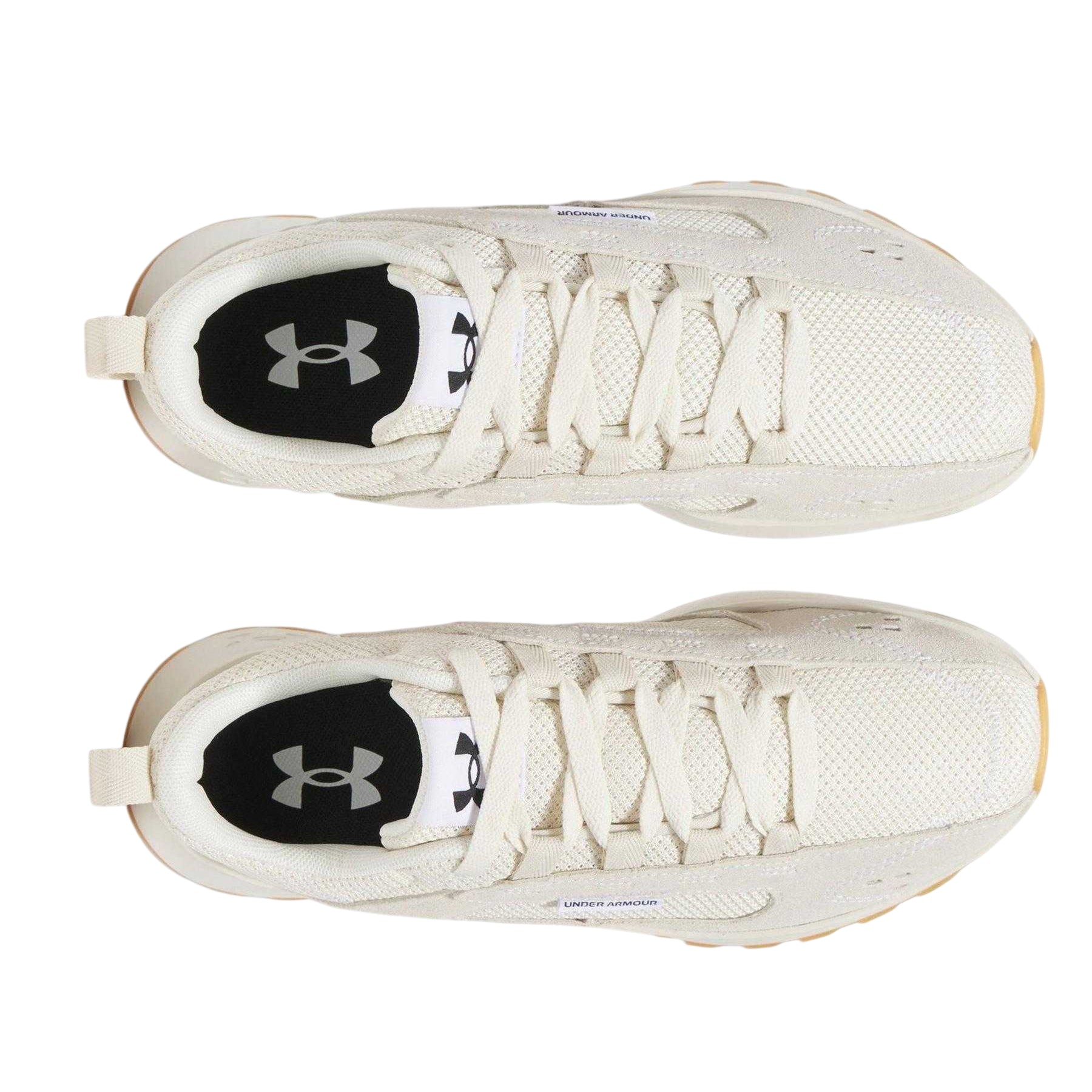 Stone-Gum - Side - Under Armour Womens-Ladies Mirage Street Suede Trainers