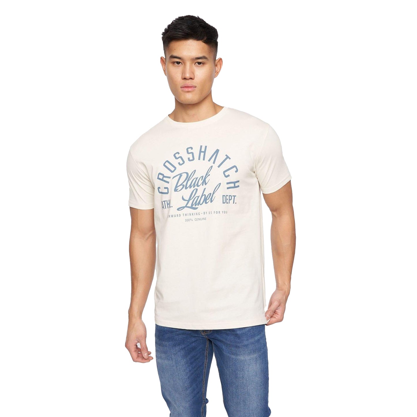 Multicoloured - Back - Crosshatch Mens Rapmoore T-Shirt (Pack of 7)