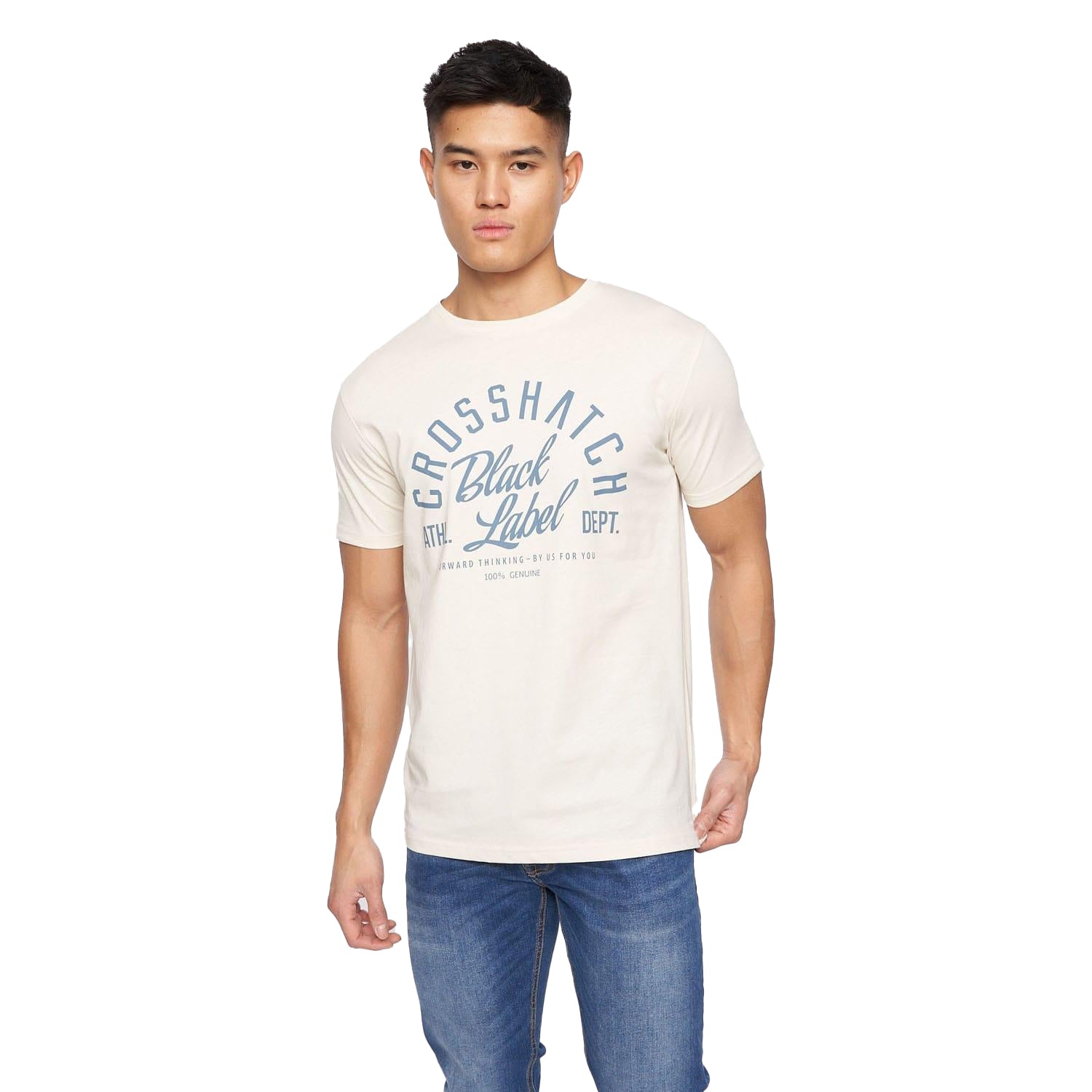 Multicoloured - Back - Crosshatch Mens Rapmoore T-Shirt (Pack of 7)