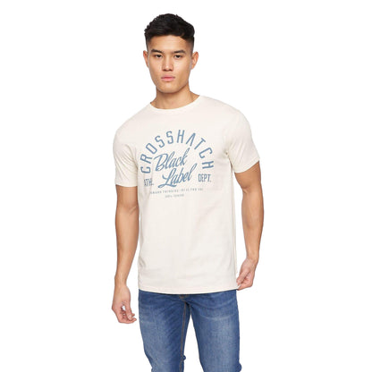 Multicoloured - Back - Crosshatch Mens Rapmoore T-Shirt (Pack of 7)