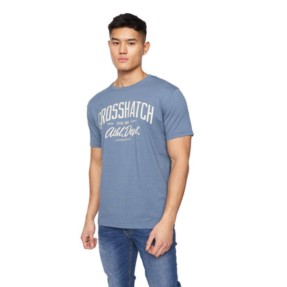 Multicoloured - Side - Crosshatch Mens Rapmoore T-Shirt (Pack of 7)