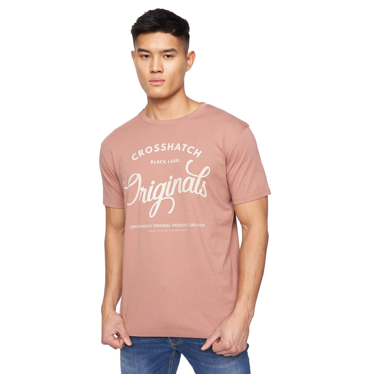 Multicoloured - Lifestyle - Crosshatch Mens Rapmoore T-Shirt (Pack of 7)