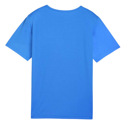 Blue - Back - Puma Childrens-Kids Individual Rise Graphic Print T-Shirt