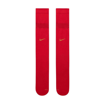 Red-Copper - Lifestyle - Nike Unisex Adult France FFR Knee-High Football Socks