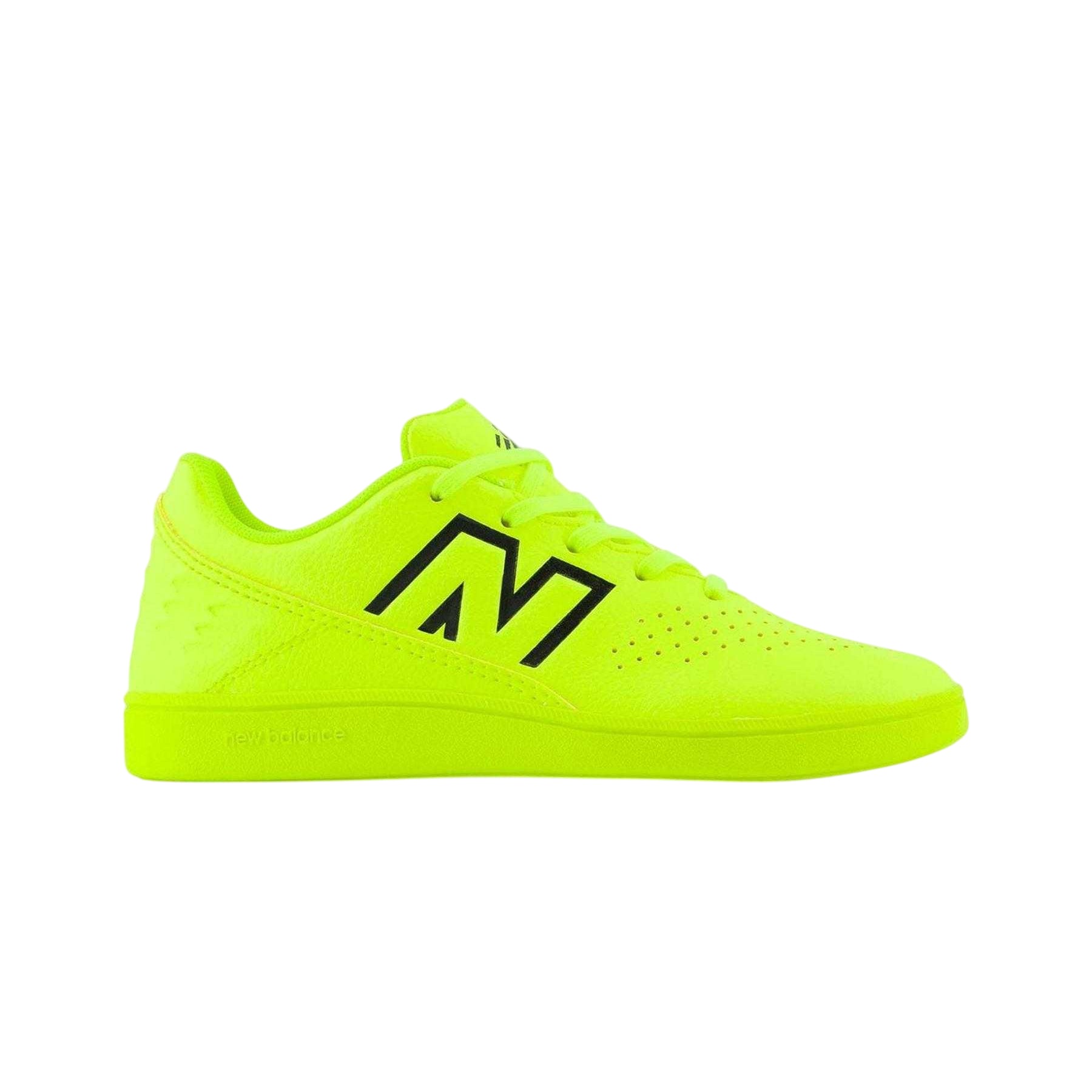 Lime - Front - New Balance Childrens-Kids Command V6 Flat Indoor Football Shoes