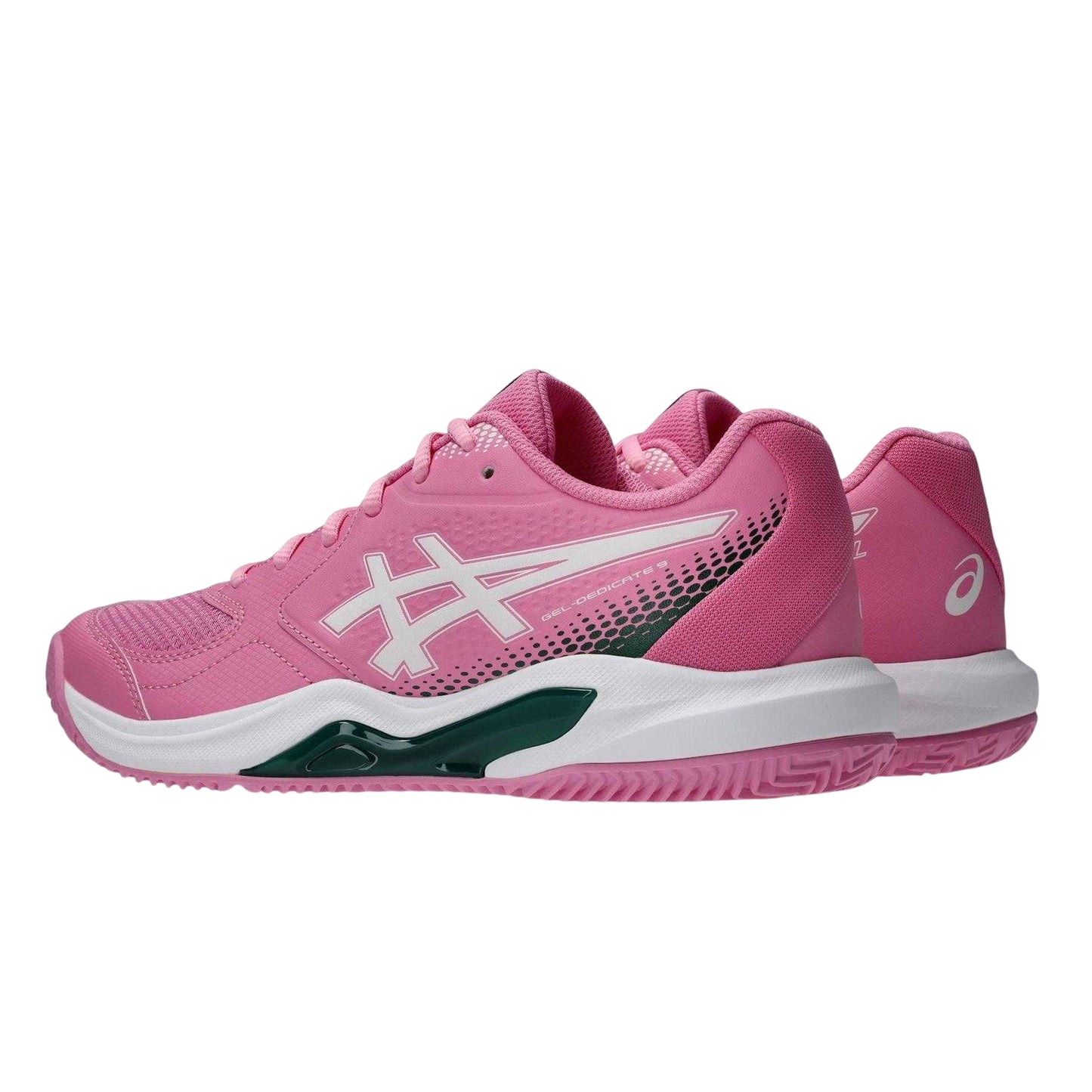 Bubblegum Pink - Back - Asics Womens-Ladies Dedicate 9 Trainers