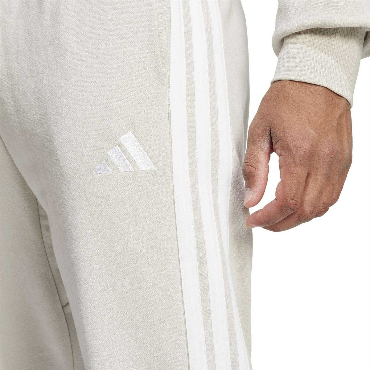 Wonder Alumina - Side - Adidas Mens 3S Jogging Bottoms