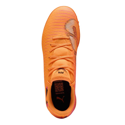 Orange-Black - Side - Puma Mens Future 8 Play Embossed Turf Training Astro Turf Trainers