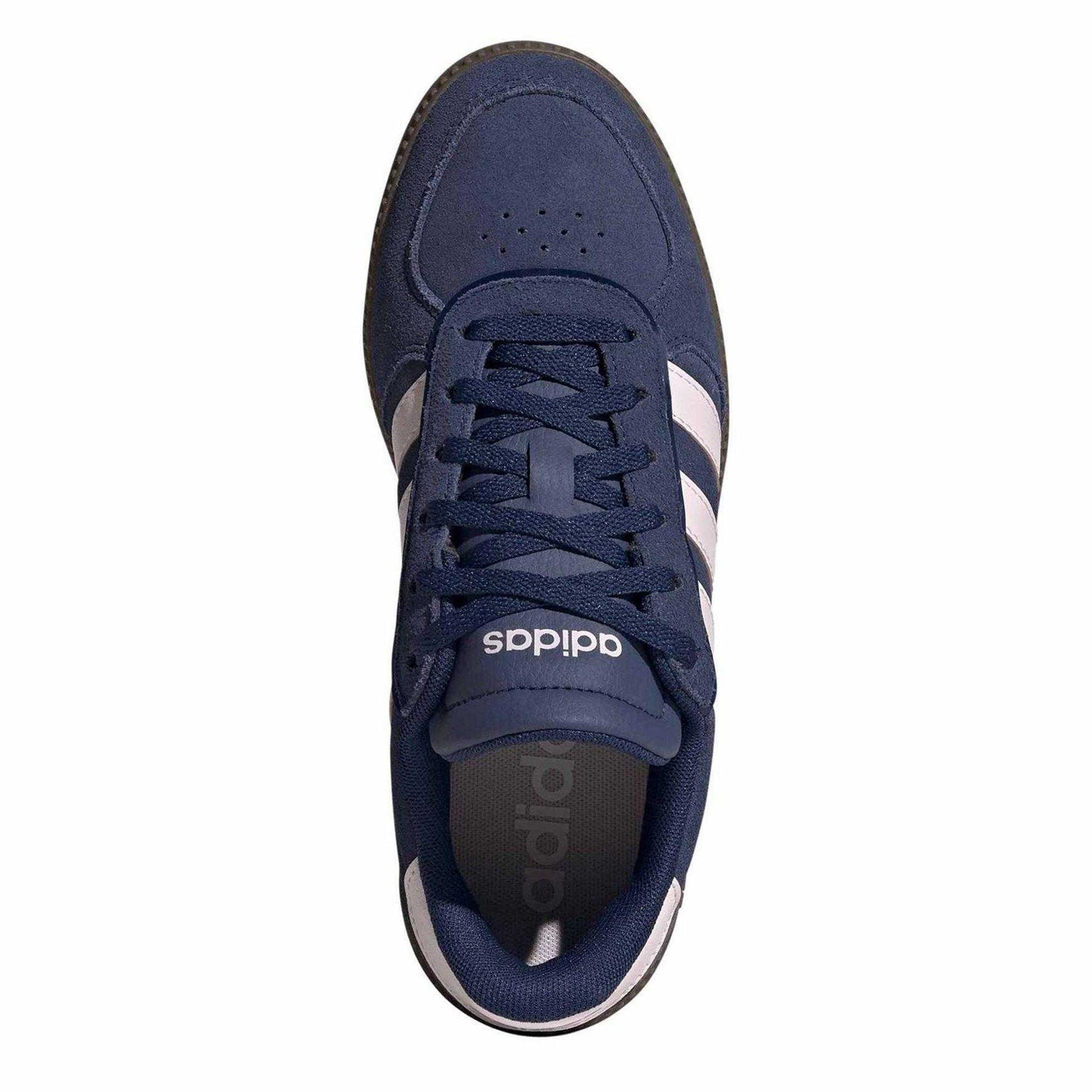Blue-Pink - Lifestyle - Adidas Childrens-Kids BRS Suede Trainers