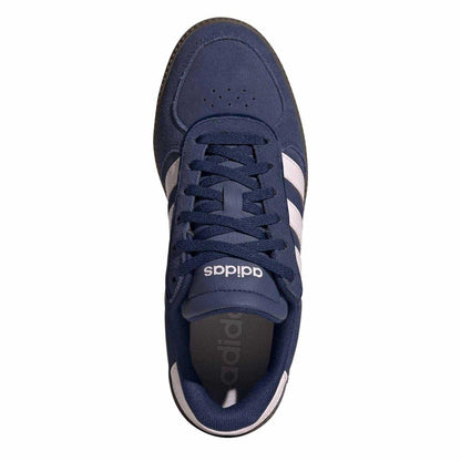 Blue-Pink - Lifestyle - Adidas Childrens-Kids BRS Suede Trainers