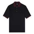 Black - Front - Lyle & Scott Mens Tonal Ringer Polo Shirt