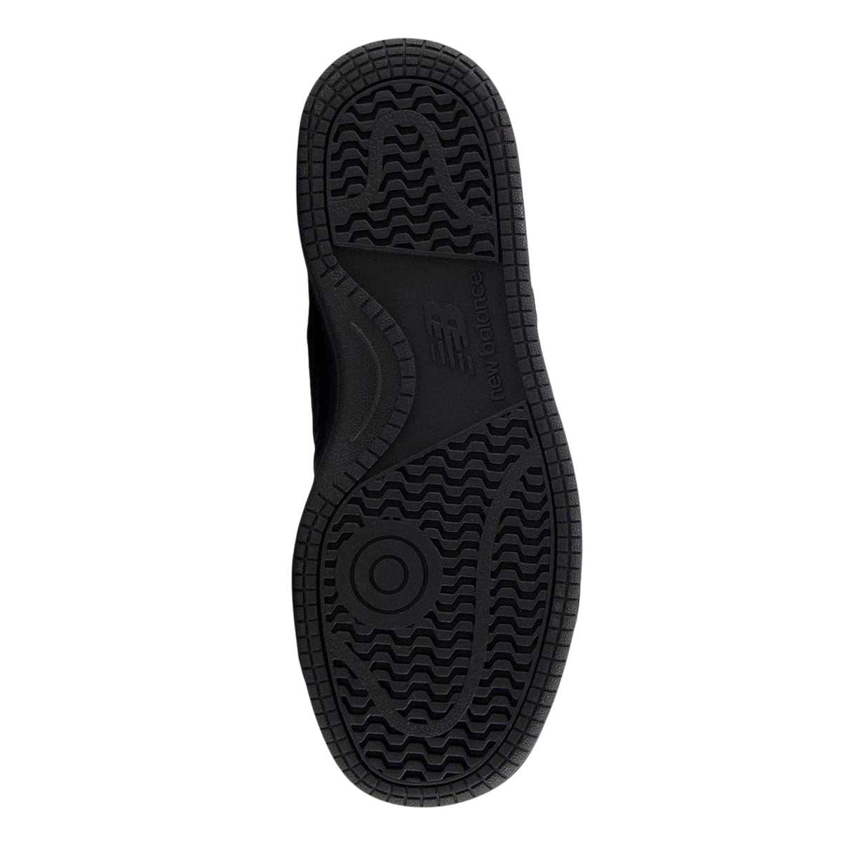 Triple Black - Side - New Balance Childrens-Kids Bb80 Cow Suede Trainers