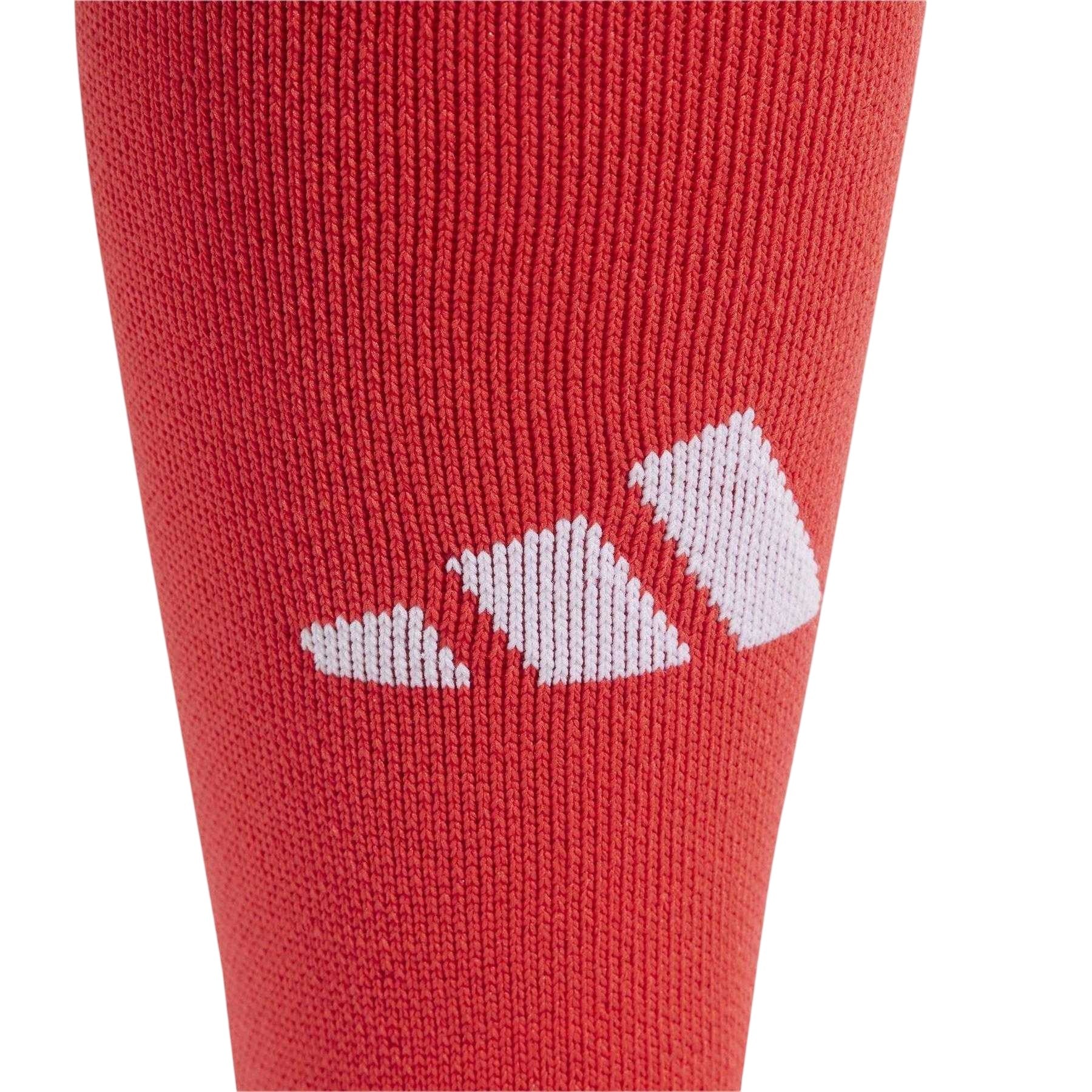 Team Power Red - Side - Adidas Unisex Adult Adi 24 Snug Fit Football Socks