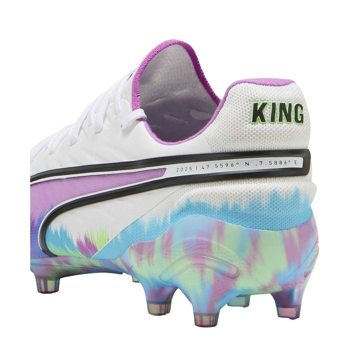 White - Back - Puma Mens King Ultimate Brilliance Tie Dye Firm Ground Football Boots