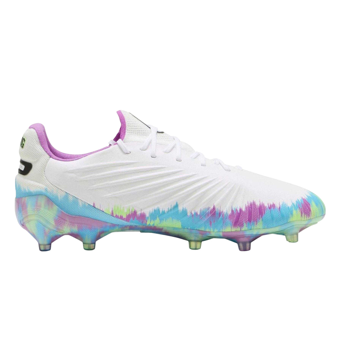 White - Front - Puma Mens King Ultimate Brilliance Tie Dye Firm Ground Football Boots