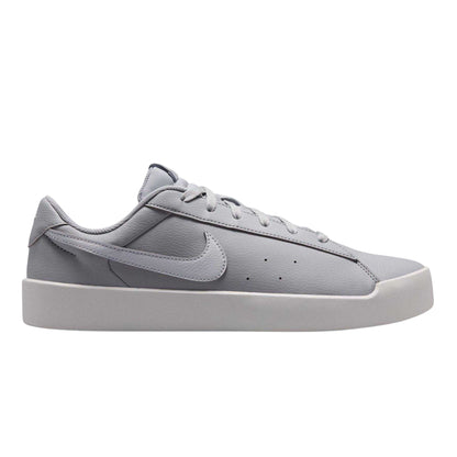 Wolf Grey - Front - Nike Mens Court Heritage Synthetic Leather Trainers