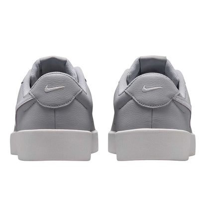 Wolf Grey - Back - Nike Mens Court Heritage Synthetic Leather Trainers