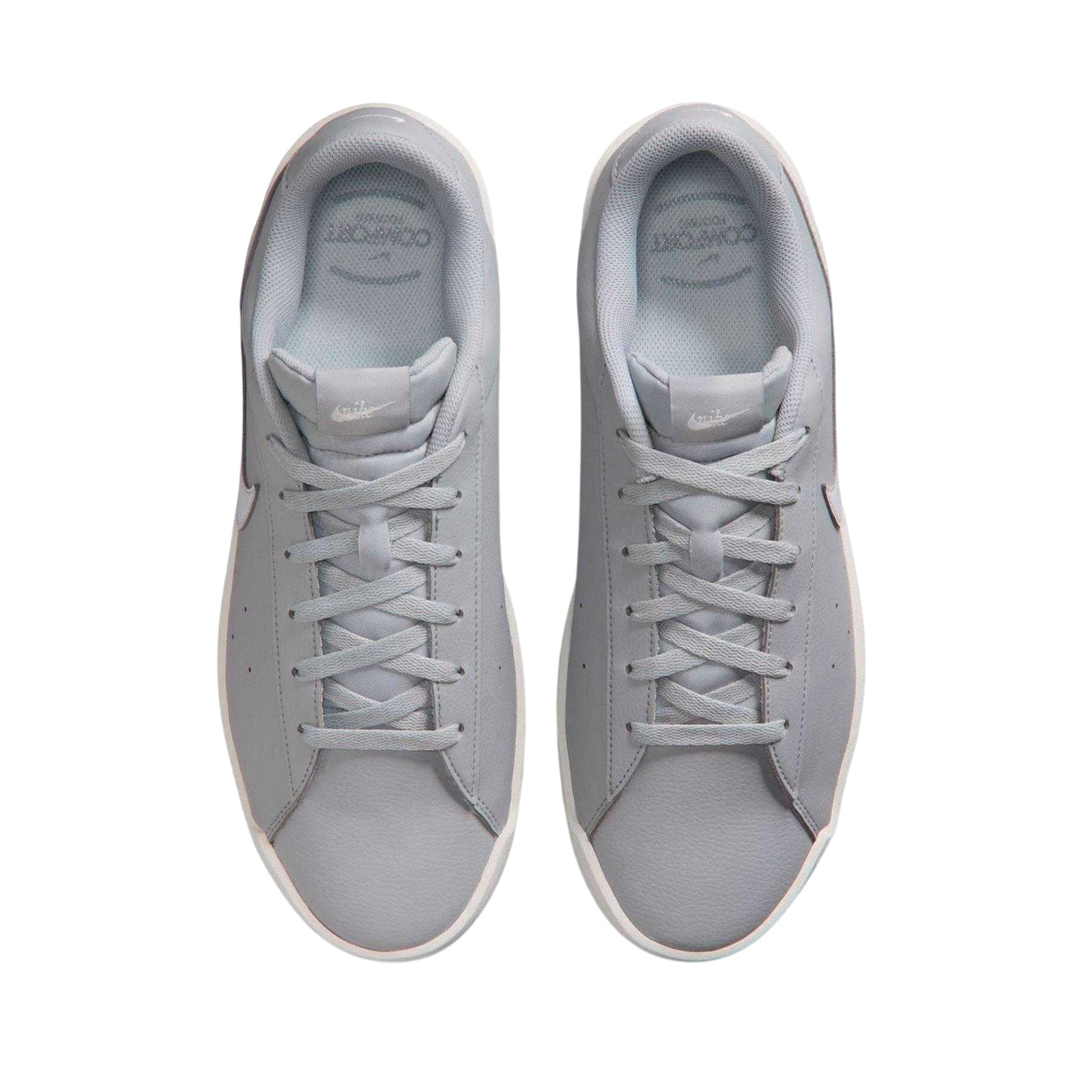 Wolf Grey - Lifestyle - Nike Mens Court Heritage Synthetic Leather Trainers