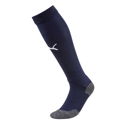 Peacoat-White - Front - Puma Mens Team Liga Football Socks
