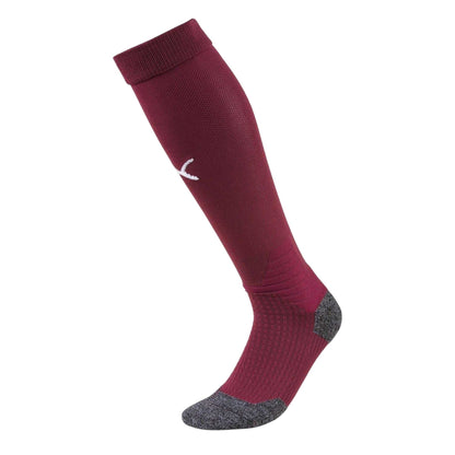 Cordovan Red-White - Front - Puma Mens Team Liga Football Socks