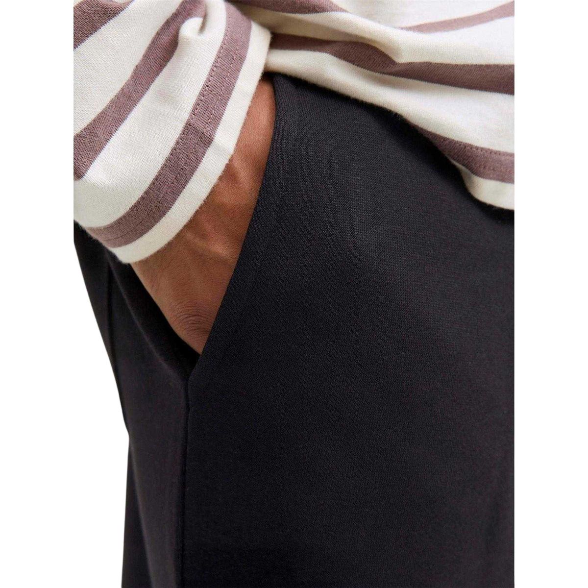 Black - Side - Jack And Jones Mens Bradley Jogging Bottoms