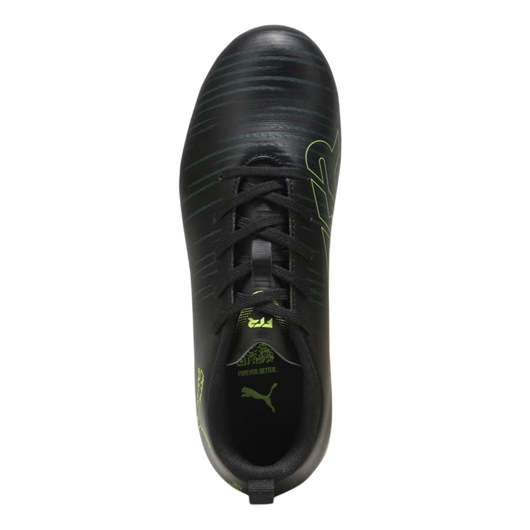 Black-Green - Lifestyle - Puma Childrens-Kids Future 8 Play Firm Ground Football Boots