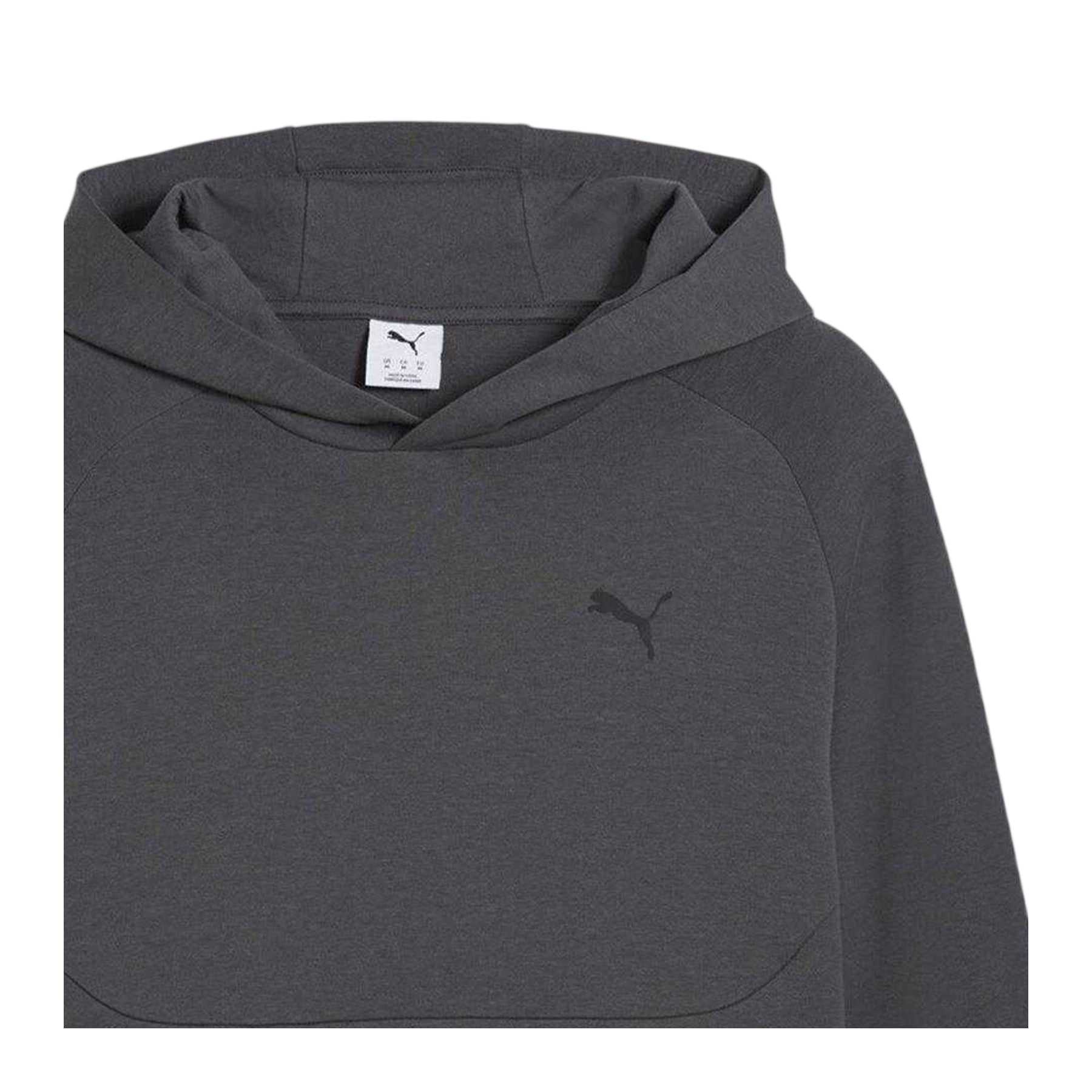 Dusty Grey - Side - Puma Mens Tech Overhead Hoodie