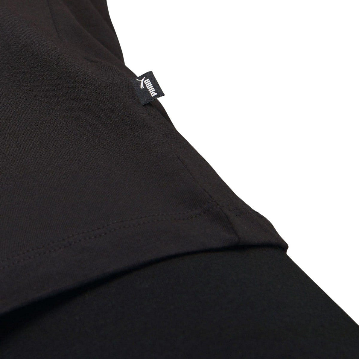 Black - Lifestyle - Puma Womens-Ladies Essential Logo T-Shirt