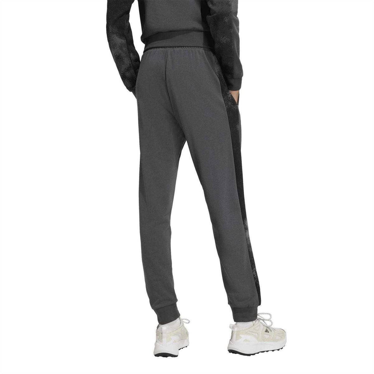 Grey - Back - Adidas Mens Camouflage Tapered Joggers
