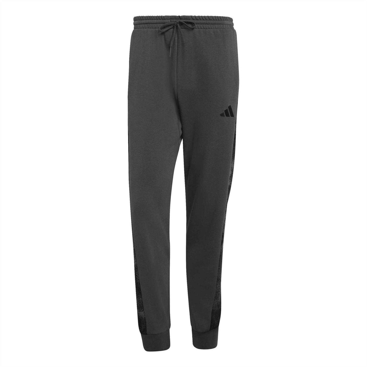 Grey - Front - Adidas Mens Camouflage Tapered Joggers