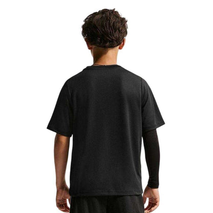 Black - Back - Nike Childrens-Kids Logo T-Shirt