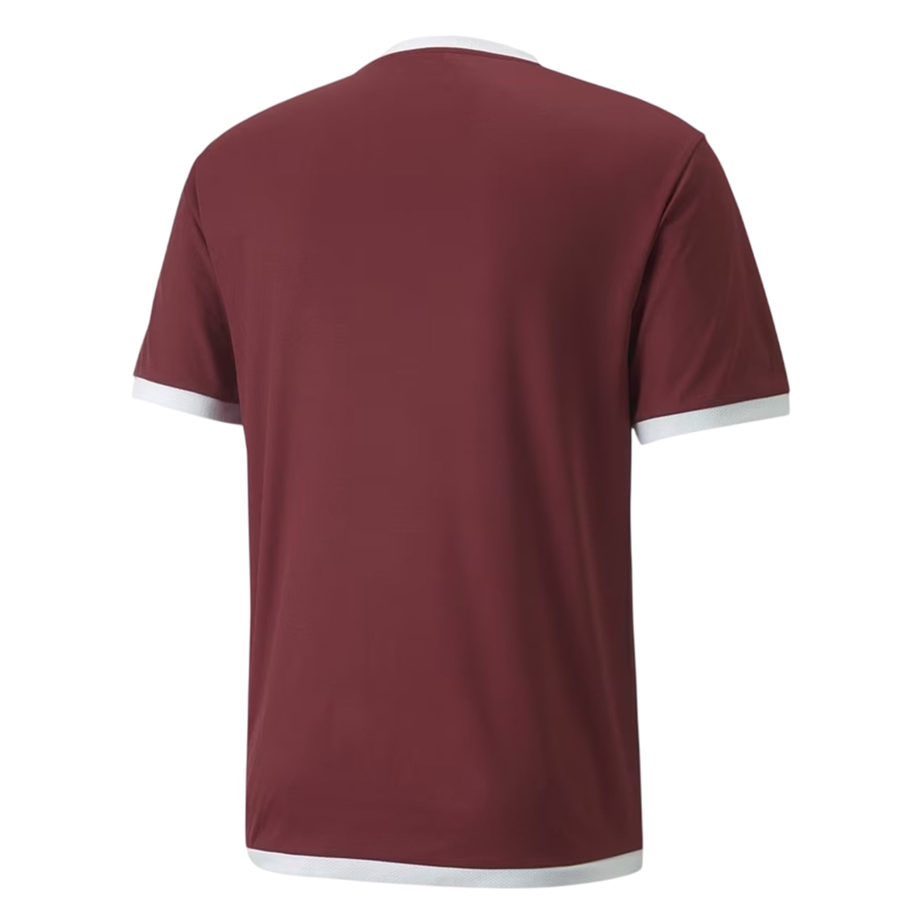 Cordovan Red-White - Back - Puma Childrens-Kids TeamLIGA Logo Jersey