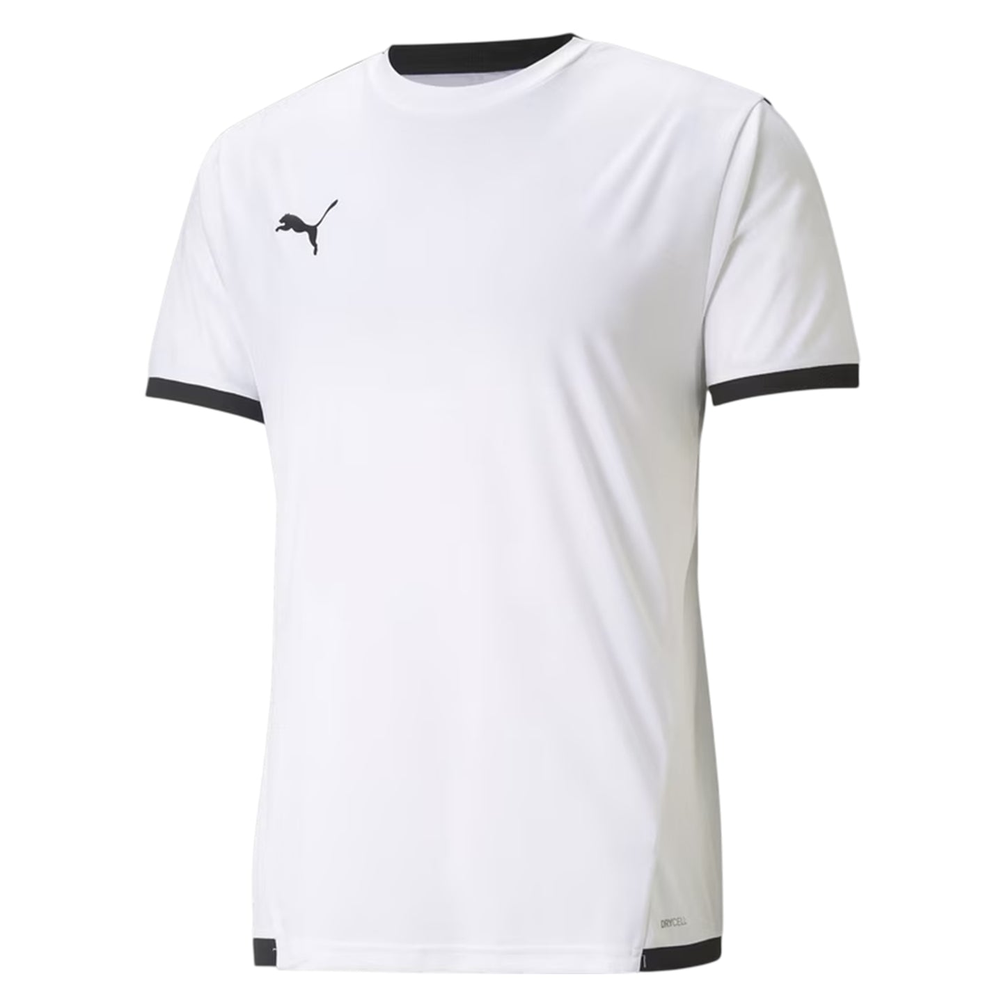 White-Black - Front - Puma Childrens-Kids TeamLIGA Logo Jersey