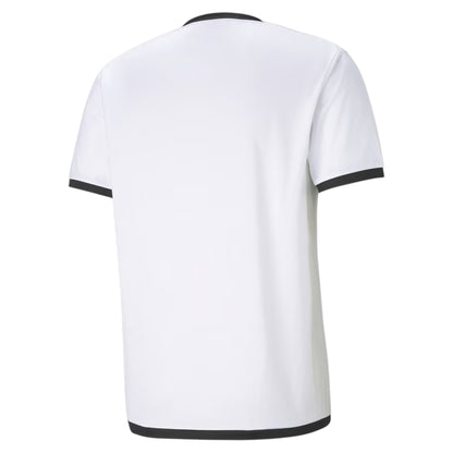 White-Black - Back - Puma Childrens-Kids TeamLIGA Logo Jersey
