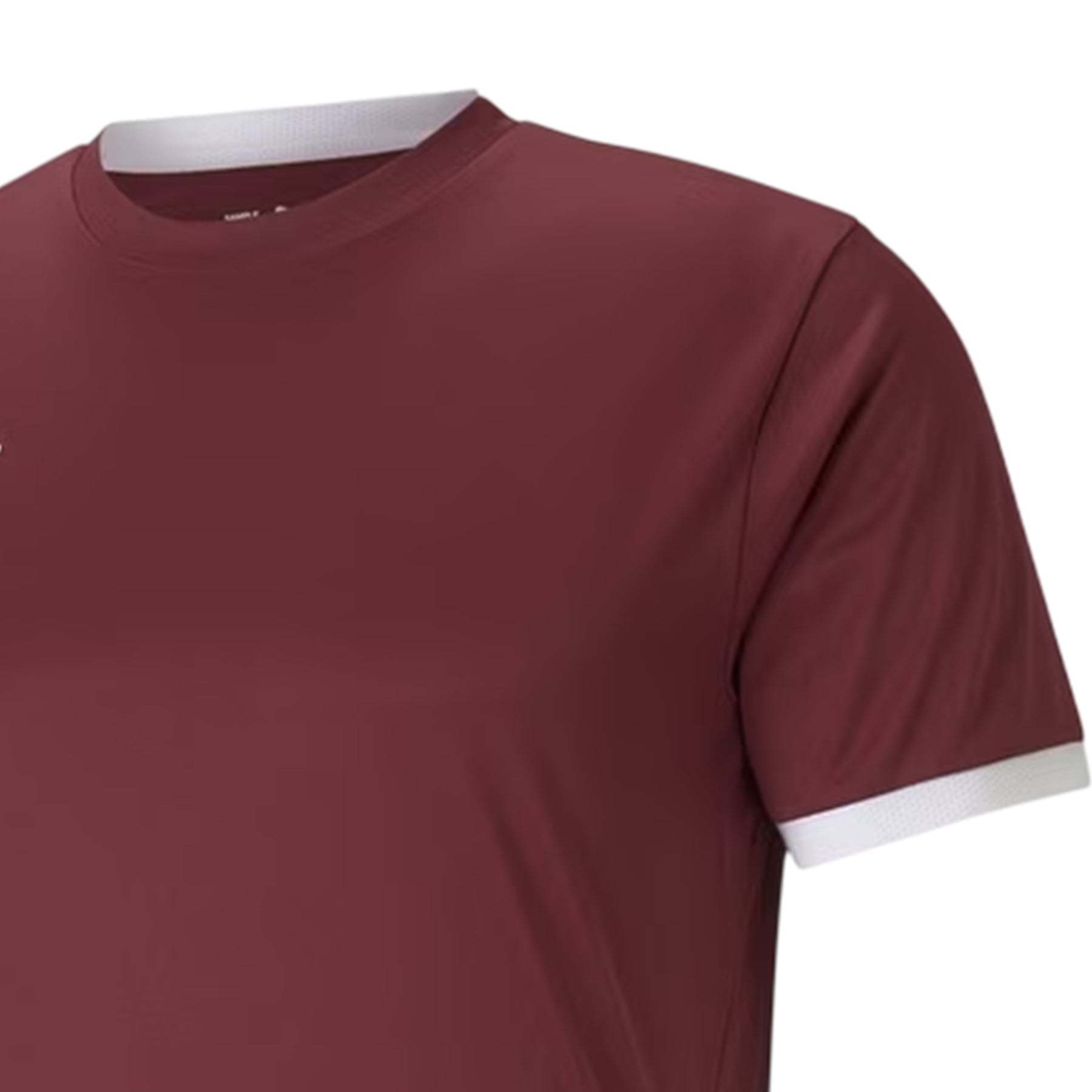 Cordovan Red-White - Side - Puma Childrens-Kids TeamLIGA Logo Jersey