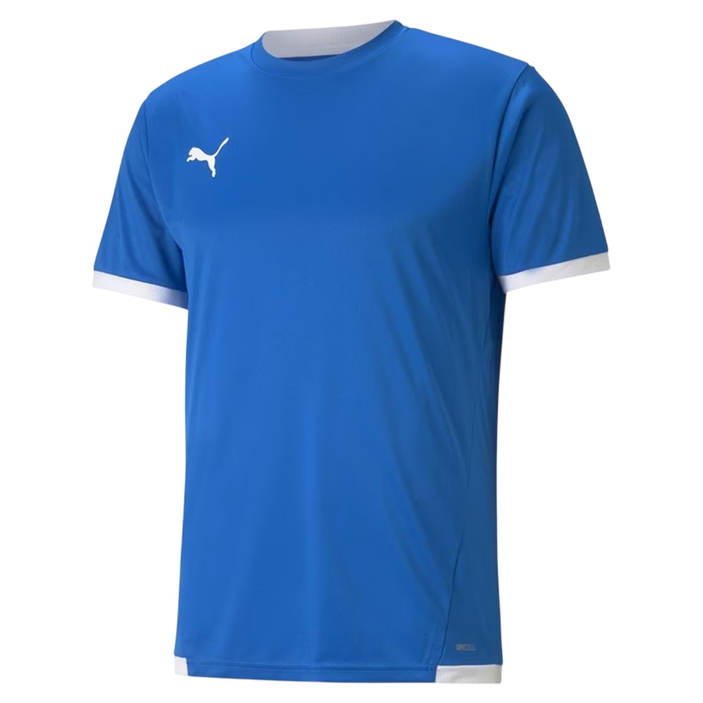 Electric Blue Lemonade-White - Front - Puma Childrens-Kids TeamLIGA Logo Jersey
