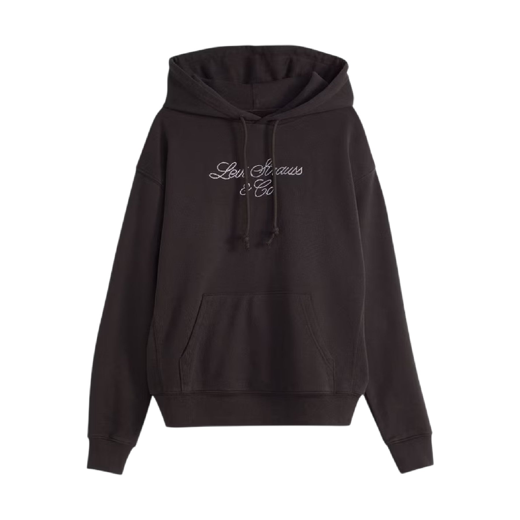 Anthracite - Front - Levis Womens-Ladies Heritage Logo Hoodie