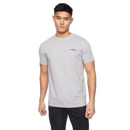 Black-White-Grey Marl-Blue - Side - Crosshatch Mens Shivron T-Shirt (Pack of 7)